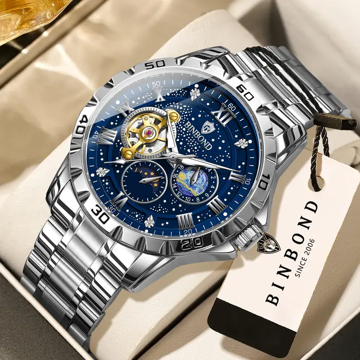 Montres mécaniques BINBOND pour hommes