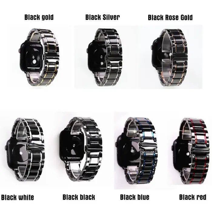 Bracelet en céramique pour Apple Watch 4 5