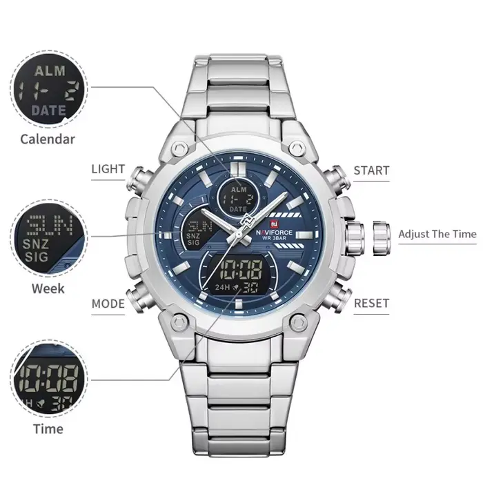 NAVIFORCE Nouvelle Montre-Bracelet 2026 pour Hommes