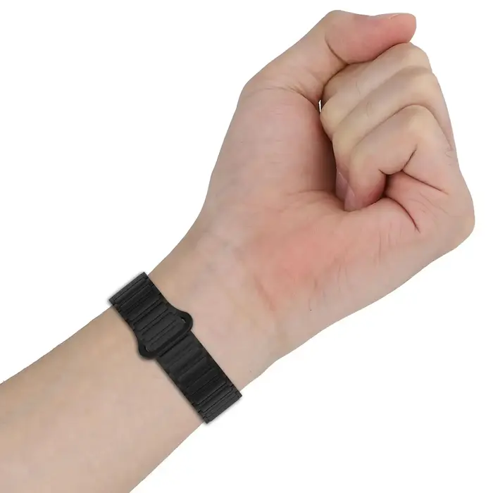 Compatible avec Garmin Fenix 8 7X 7 7S Bracelet magnétique en silicone