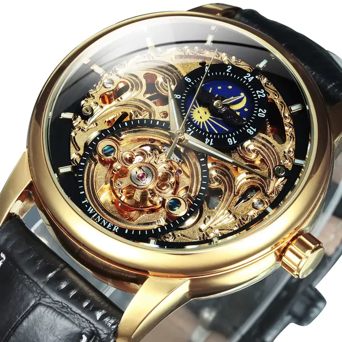 Montre de luxe à tourbillon pour homme