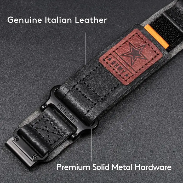 Bracelet de montre en cuir véritable pour Garmin Quickfit 20 22 26mm, bracelets rétro en cuir de vache, compatibles Tactix Epix Instinct Marq