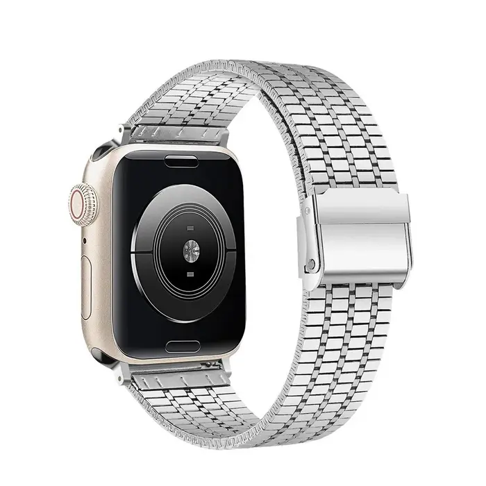 Bracelet à maillons pour apple watch S11 10 46 42mm 987 45 41mm SE654 44 40mm, Bracelet en acier ino