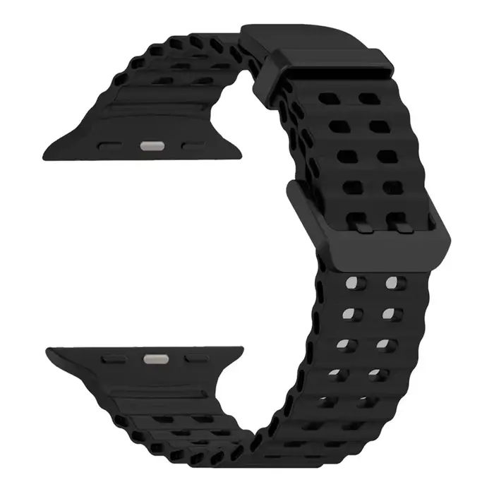 Bracelet en silicone pour Apple Watch Ultra 3 49mm 46 45 44 42 38 41mm 40mm, bracelet sport pour iWa