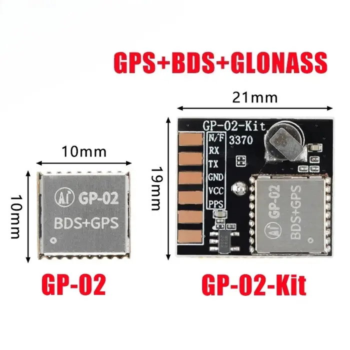 Module de synchronisation GPS ATGM336H double mode GPS+BDS+GLONASS, module de navigation par positionnement par satellite GP-02, module SOC