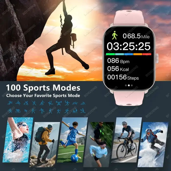 Nouvelle montre connectée GPS 2026 avec écran AMOLED Ultra HD de 2