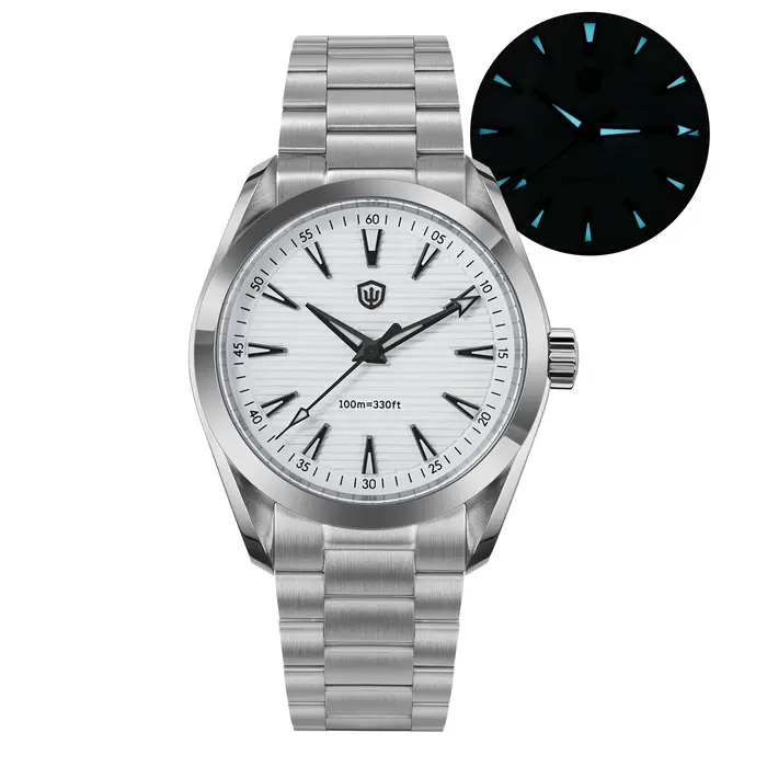 Watchdives WD0006 montre VH31 balayage deuxième mouvement dôme saphir cristal BGW9 lumineux 10Bar étanche 38mm montres Vintage