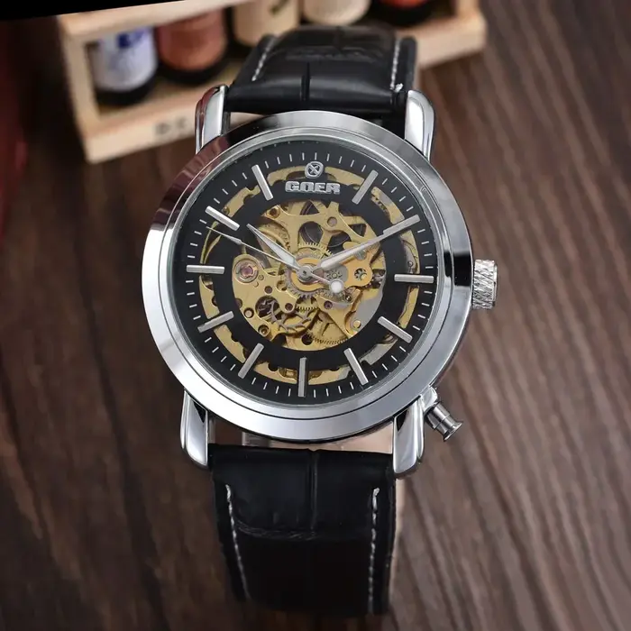 Montres en cuir PU pour hommes