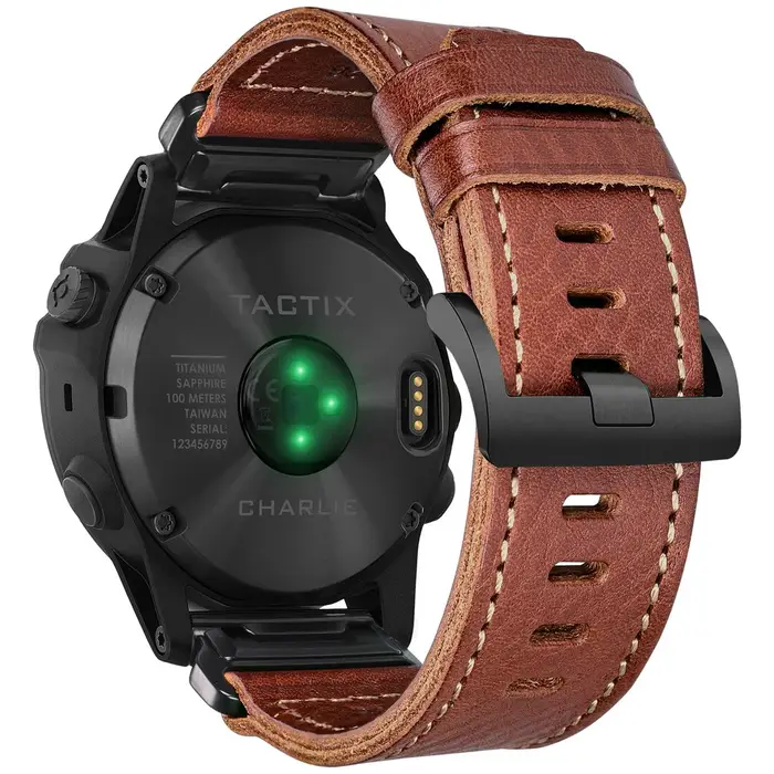 Leathe – bracelet de montre pour Garmin Quickfit