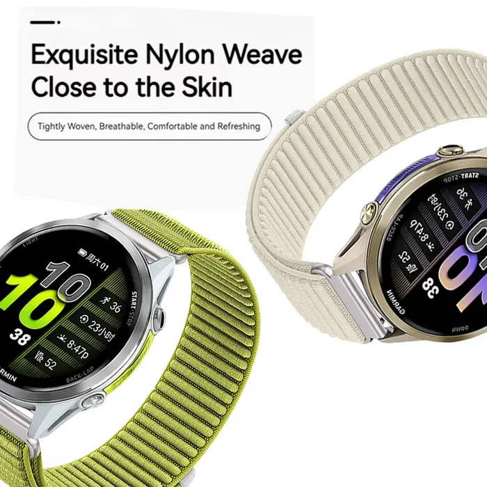 Bracelet en nylon respirant de 18 mm