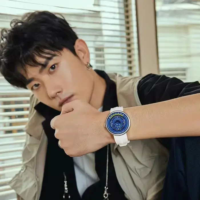 Mark Fairwhale 5990 à la mode décontracté terre 3D Relojes Hombre à la mode lumineux montre-bracelet sport montres à Quartz pour hommes cadeau