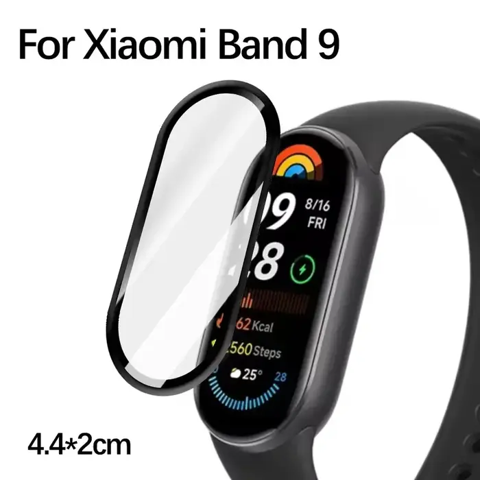 1-5 pièces pour Xiaomi Miband 10 protecteurs d'écran 9D courbé couverture complète anti-rayures Films de protection
