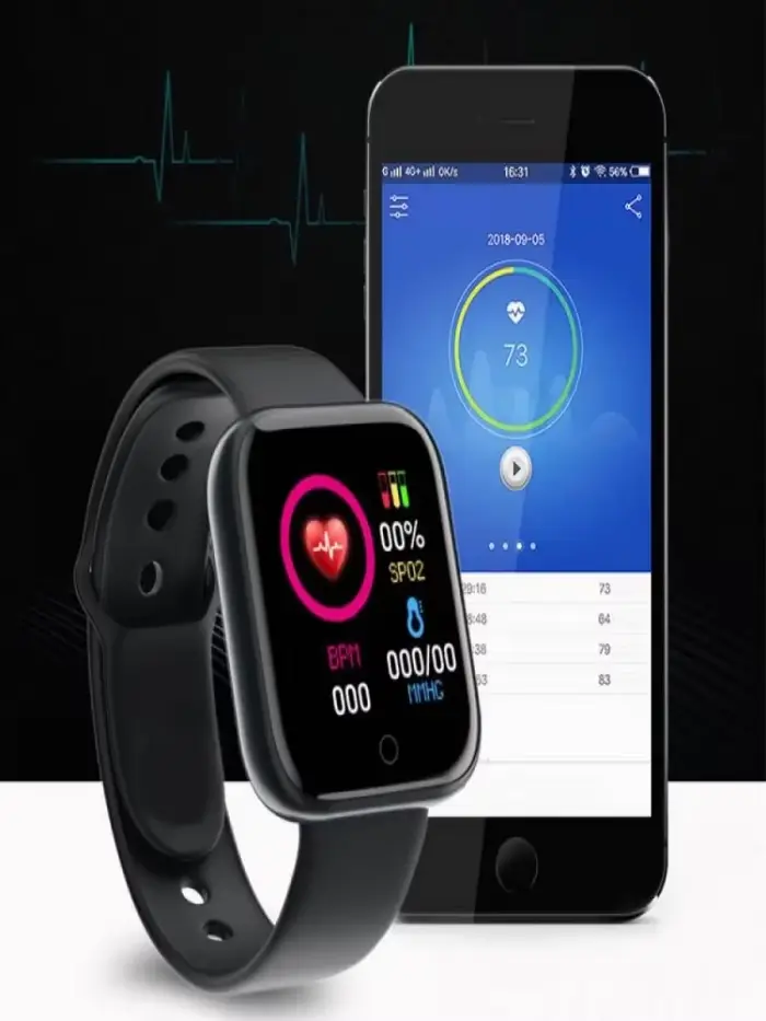 Montre connectée pour femmes et hommes, montre-bracelet Bluetooth, lecteur de musique, Fitness, Sport, moniteur de sommeil, montres numériques