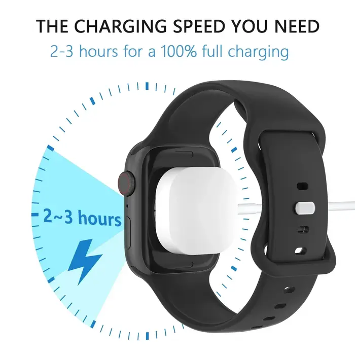 Chargeur sans fil magnétique USB Type C pour IWatch 9/8/7/6/5/SE