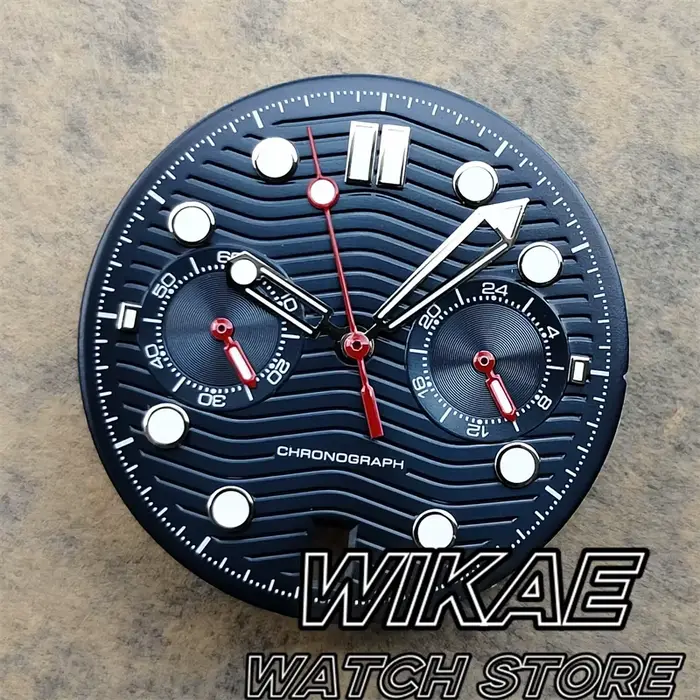 Cadran de montre Vk63 avec ensembles d'aiguilles