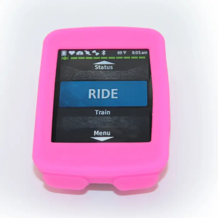 Juste de protection en silicone et caoutchouc pour ordinateur de vélo Garmin Edge 520