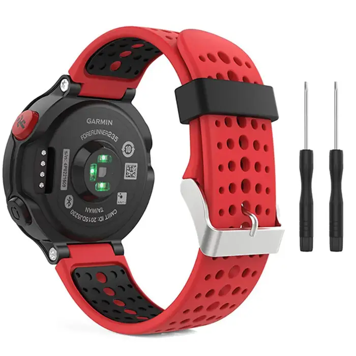 Bracelet de montre en Silicone pour Garmin Forerunner 235, bracelet de remplacement pour Garmin Forerunner 220/230/620/630/735