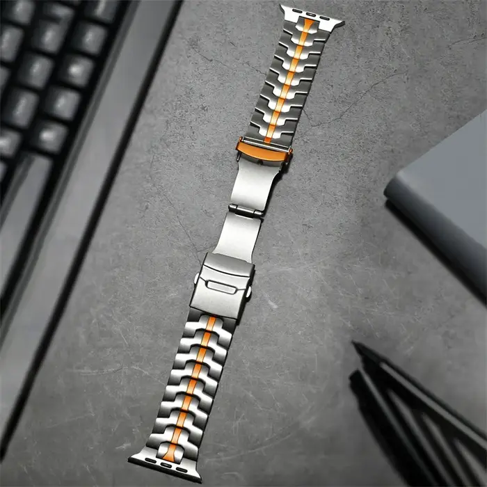 Bracelet couleur titane Ultra 3 2 pour Apple Watch 49mm 46mm 45mm 44mm 42mm