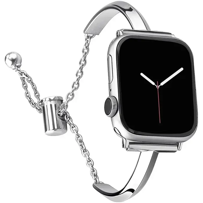 Bracelet de montre de luxe pour Apple Watch série 8 7 41 45mm 6 Se 5 4 femmes