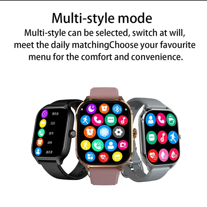Montre connectée avec appels Bluetooth