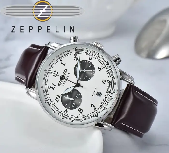 Montre à quartz classique pour hommes de la série ZEPPELIN Hindenburg