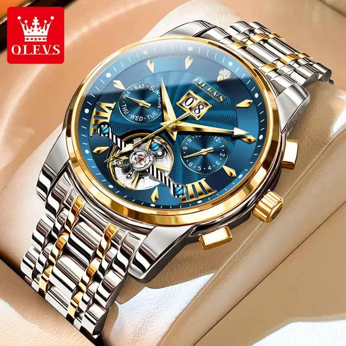 Montre squelette pour homme OLEVS 9965