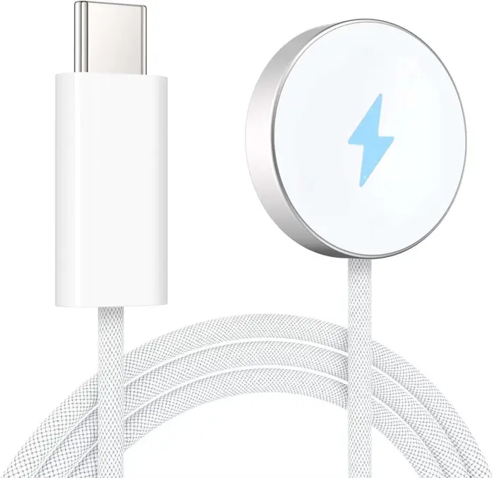 Cordon de chargeur USB C Compatible pour Apple Watch câble de chargement de montre magnétique Compat