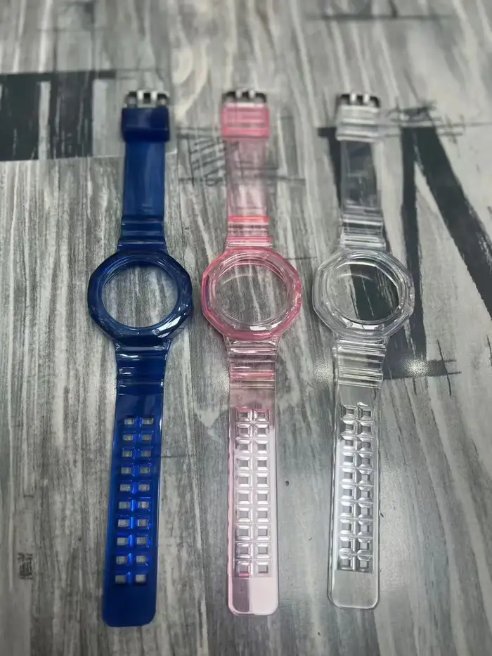 Bracelet de montre transparent pour Swatch X AP Royal Pop