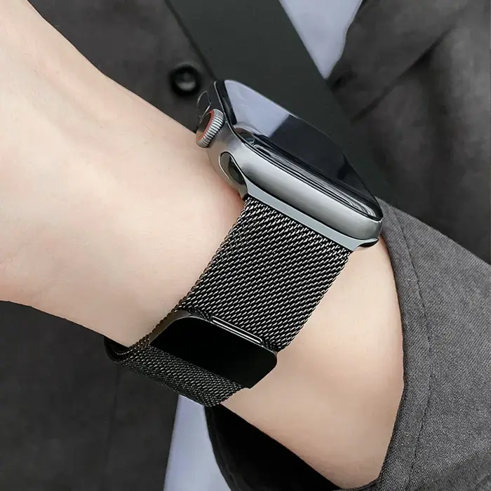 Bracelet milanais en métal pour Apple Watch Ultra/2 49mm 11 10 9 8 7