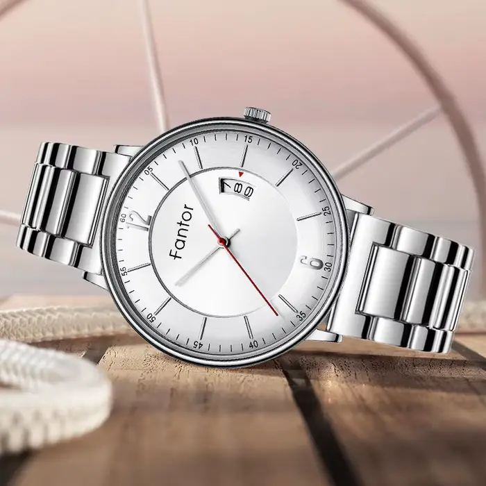 Fantor – montre-bracelet à Quartz pour hommes, marque de luxe, étanche, en acier inoxydable, de qual