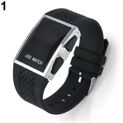 Mas-cul37- Montre de sport décontractée pour hommes et femmes