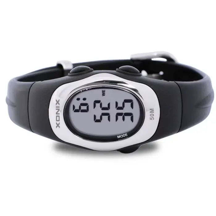 XONIX nouvelle mode femmes étudiant sport montres étanche 50m dames gelée alarme numérique natation plongée main Montre Femme AP