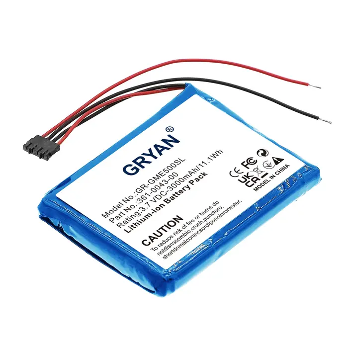Batterie 3000mAh GPS 010-01626-02 361-00043-01 361-00043-00 pour Garmin Edge 820 520 200 205 500