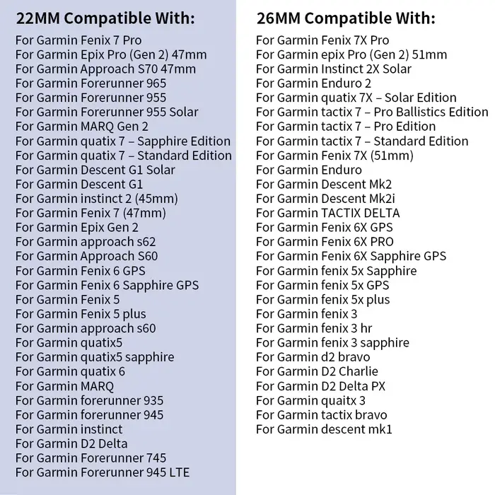 22mm 26mm Sport Bracelet en Silicone respirant pour Garmin Fenix 7X 7 Pro 6X 6 5 5X Plus/Epix 2 47mm 51mm Bracelets de
