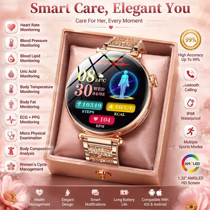 Nouvelle montre connectée 2026 pour femmes