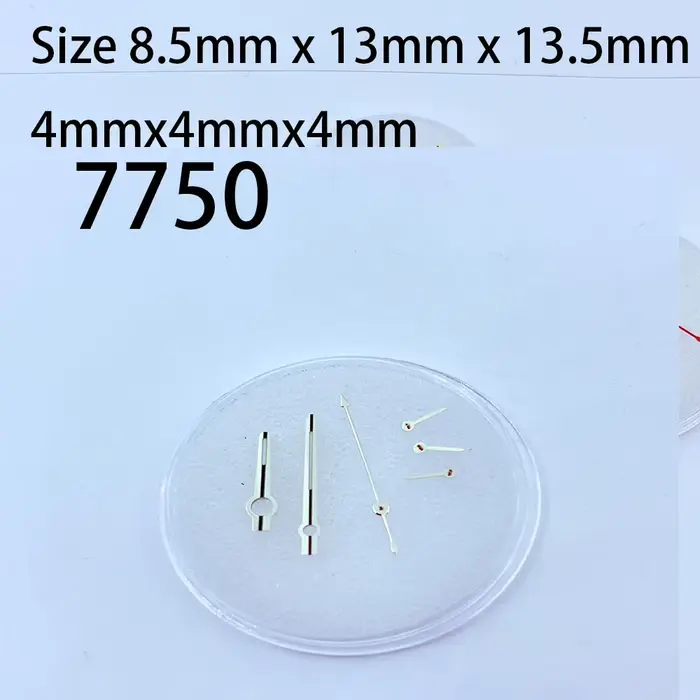 Mouvement 7750 compatible avec les montres RL1X dotées d'aiguilles des heures, des minutes et des secondes 116500 116503 116505 116509