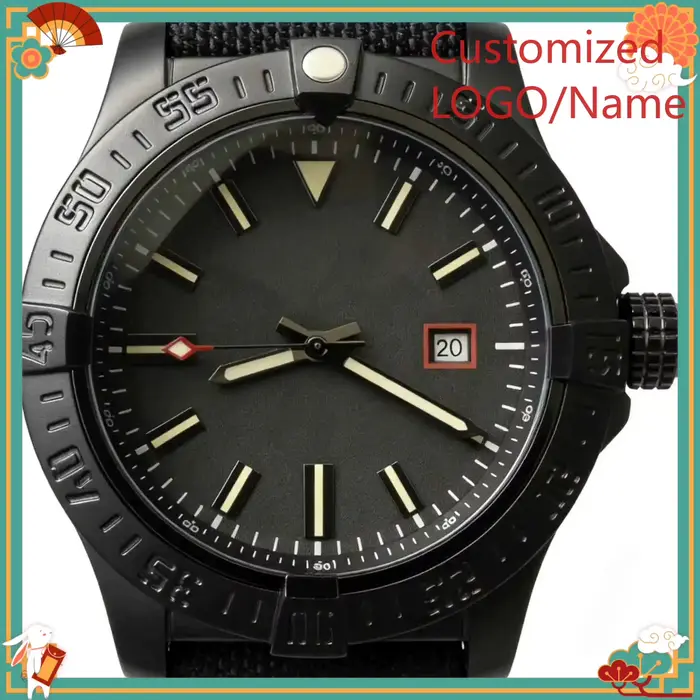 Montre de luxe pour homme DONG Store 45 mm en acier 904L