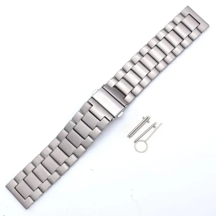 THEAGE Bracelet de montre solide en titane pour hommes et femmes, bracelets de montre en titane pur 