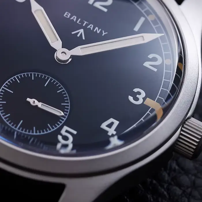 Baltany sale douzaine montre homme S2019 militaire Vintage montre-bracelet petite seconde main VD78 Quartz lumineux 100M étanche champ Wa