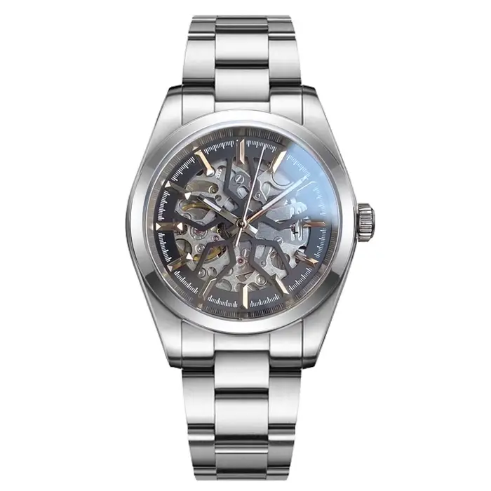 Tandorio-Modules de montre pilote pour homme, étanche, Shoous, poli, mécanique automatique, NH70, Se