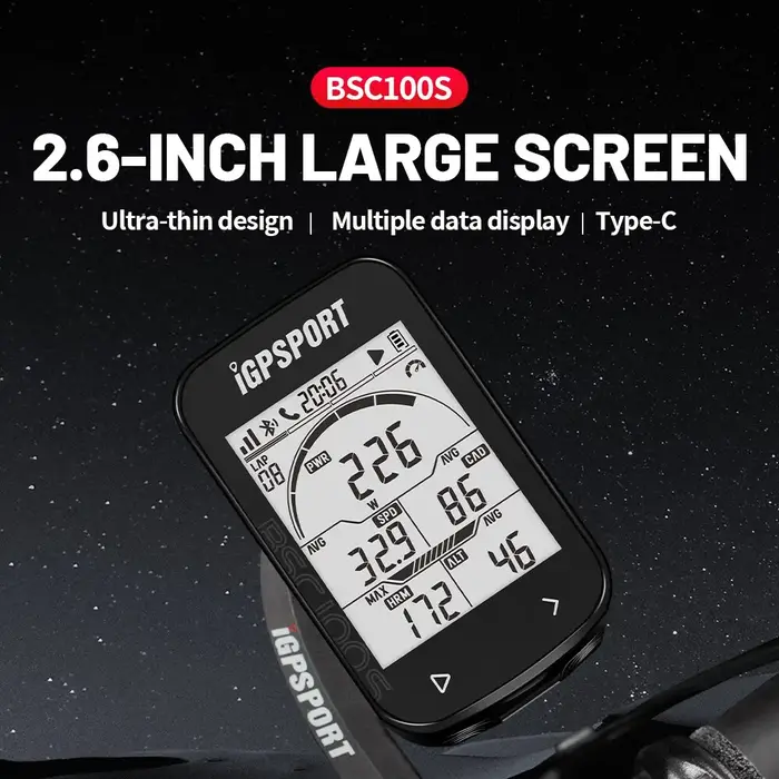 GPS Vélo Ordinateur IGPSPORT BSC100S Cycle Sans Fil Compteur De Vitesse