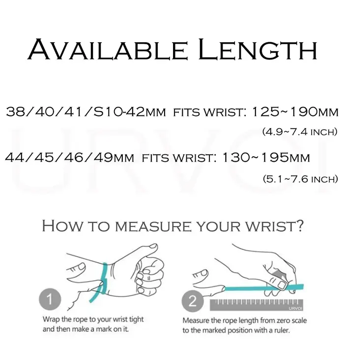 URVOI Faubourg Party Single Tour Band pour Apple Watch Series 11 10 9 SE3 Bleu Nuit bracelet en tricot jacquard durable 46mm