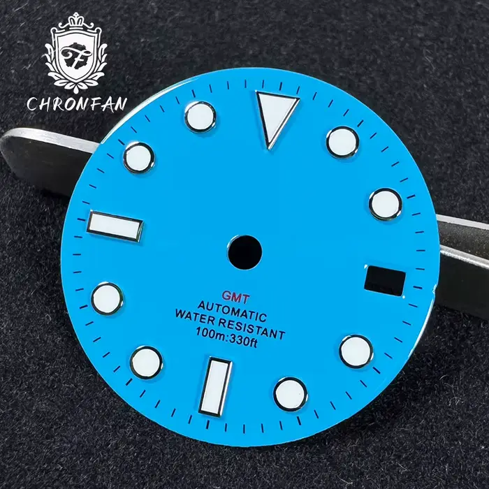 Bleu glace 28.5mm pour sous-montre cadran