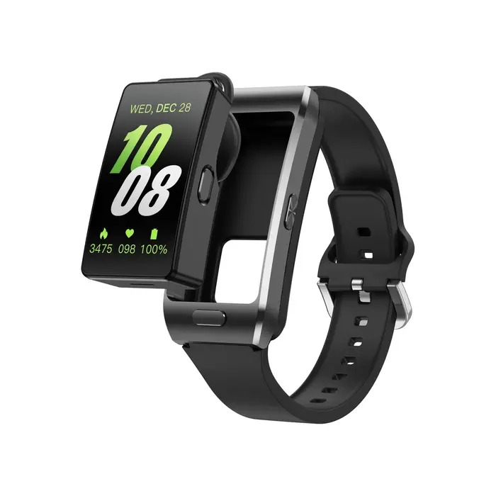 Casque montres intelligentes deux en un appels de réponse Assistant vocal surveillance de la santé Smartband contrôle des gestes Smartwatch 2025 nouveau