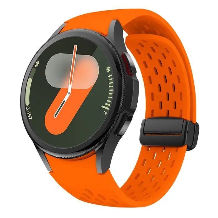 Bracelet respirant pour Samsung Galaxy Watch 4/5/7/6 Classic/5 Pro, 40mm 44mm, sangles magnétiques, ceinture Galaxy watch Ultra Band correa