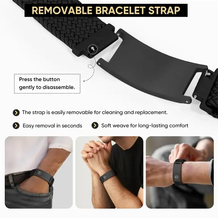 Bracelet d'identification d'alerte médicale personnalisé pour hommes et femmes