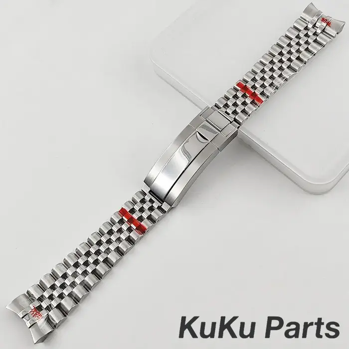 Bracelet présidentiel jubilé en argent de 20MM de largeur