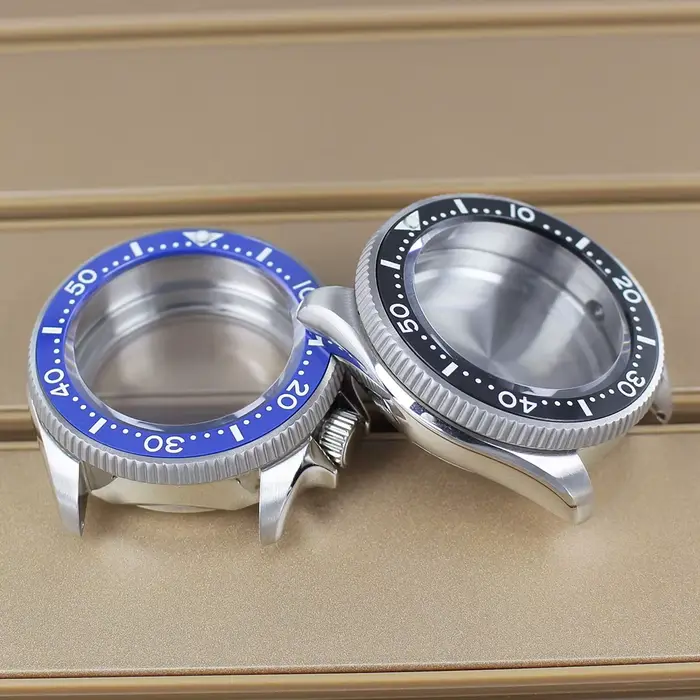 Acier inoxydable 3.8 SKX Mod 38mm boîtier de montre saphir pour Seiko NH35 NH36 NH38 NH34 4R36 mouvement 120 clics