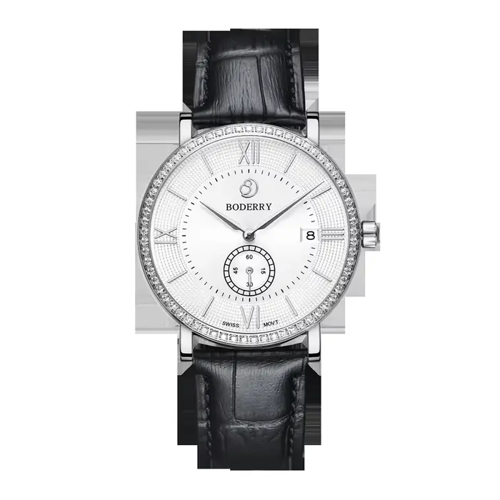 Boderry suisse mouvement à Quartz montre ELEGANT II luxe élégant affaires étanche montre-bracelet ho