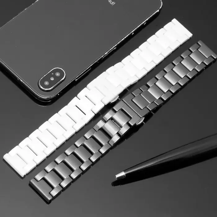Bracelet de montre en céramique 14mm 15 16 17 18 19 20 21mm 22mm